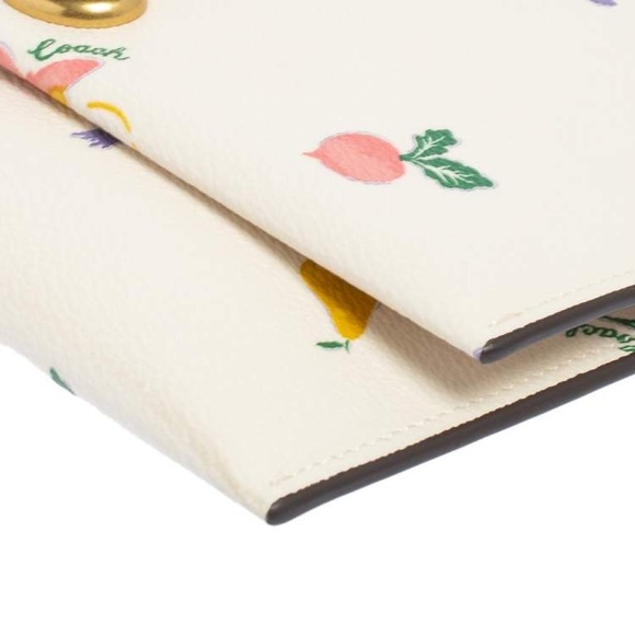 Coach Large Turnlock Pouch/Clutch in Garden Print - Picture 8 of 15